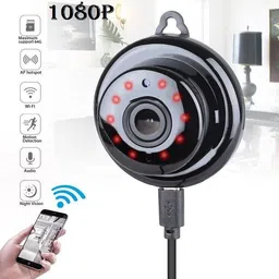 SIOVS WiFi with Phone App Wireless 02 Mode Recording 1080p Hd Mini Nanny Cams with Motion Detection & Night Vision Spy Camera image 3