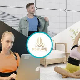 postureb Premium Posture Belt for men & women Back Support Posture Corrector image 3