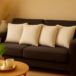 homeiko Microfibre Geometric Cushion Pack of 4 image 1