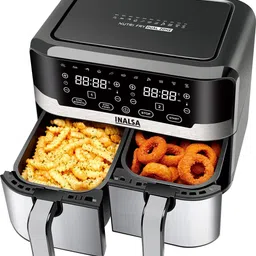 inalsa Nutri Fry Dual Zone , 2100W , XL 10litres Capacity , Digital Display Air Fryer-picture-23