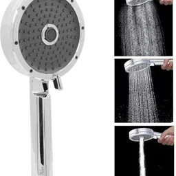 fossa 5"x 5" Wondra 3-Spray Multifunction Telephonic Shower Without 1 Meter Hose Pipe Handheld-picture-16