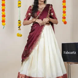 sonu creation Embroidered Semi Stitched Lehenga Choli-picture-39