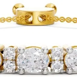 Sparkles BIS Hallmarked With IGI Certifed Yellow Gold 14kt Bracelet-picture-35