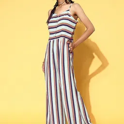 libas Striped Women Jumpsuit image 3