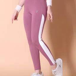 nexsus apparels Women Striped Pink Track Pants image 2