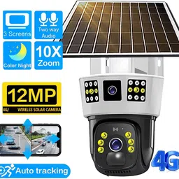 SROPX Outdoor 4G SIM CCTV Camera | 12MP | PTZ | Solar Charging | Motion Detection Security Camera-image-63