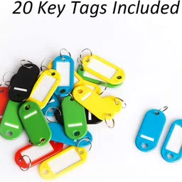 birudmart Key Cabinet Wall Mount, Key Lock Box with Key, Locking Key Organizer Iron Key Holder image 4