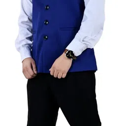 kottonknot Solid Men Waistcoat image 4