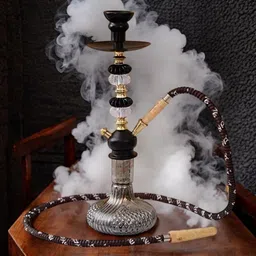 all.nation.impex Premium Designer Crystal Style 18 inch Glass Hookah image 1