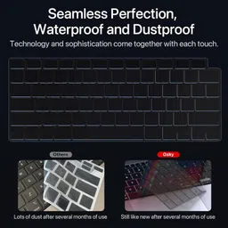 oaky MacBook Air 13 inch 2020 M1 Release Model A2179, A2337 Ultra Thin Keyboard Cover Ultra Thin Keyboard Cover, Waterproof, Dust-Proof Keyboard Protector Keyboard Skin image 5