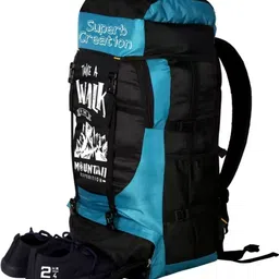 mukay Water Resistance Trekking Hiking Travel Bag with Shoe Compartment Rucksack Rucksack - 65 L image 4