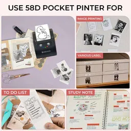 Shreyans mini label printer machine Thermal Label Printer image 4