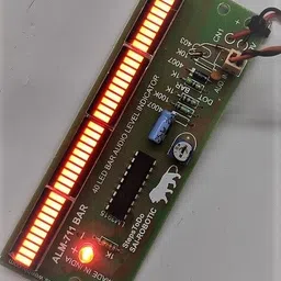 sai robotic LM 3914 / LM 3915 / LM 3916 – 40 Bar RED L.E.D. Sound Level Indicator Module Display Lights Electronic Hobby Kit-picture-28