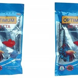 foodie puppies Optimum Betta Fish Food (20 GMS) (Pack of 2) 0.1 kg Dry New Born, Young, Adult Fish Food image 1