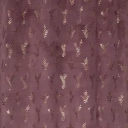 drape and decor 243.84 cm (8 ft) Shower Velvet Room Darkening Curtain (Pack Of 2) image 3