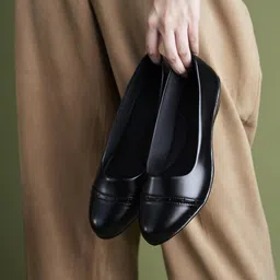 longwalk Formal Office Platform Heel Wedges Slip On Casuals For Women image 2