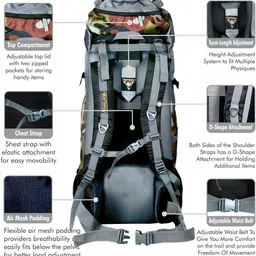 hiker's way Hw-7501 Rucksack - 75 L image 3