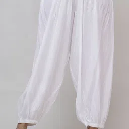 fnj Solid Rayon Women Harem Pants image 1