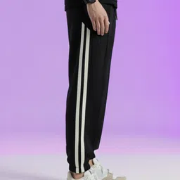 dockstreet Men Solid White Track Pants-picture-15