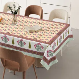 qayma Cotton 6 Seater Printed Table Cover image 4