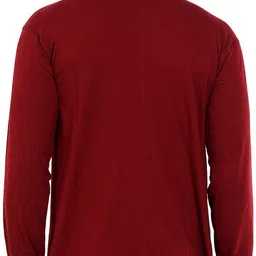 trendolo Men Kimono Style Full Sleeve Maroon Shrug image 2