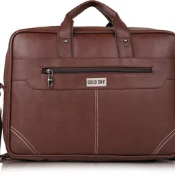 gold sky Men Brown Messenger Bag-picture-14