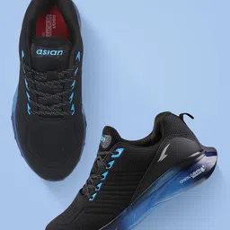 Crystal-13 Black sky Sports Transparent Sole Technology For Men-image-4