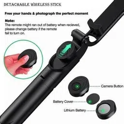 Wrixty Bluetooth Selfie Stick For Tiktok Making Photoshoot Monopod Bluetooth Selfie Stick image 2