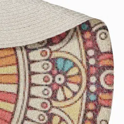 bella true Multicolor Cotton Area Rug image 3