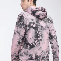 highlander Men Full Sleeve Dyed Hooded Sweatshirt image 2