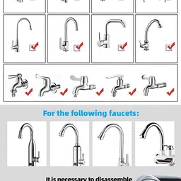 black gold Portable Water Purifier Activated Carbon Six layer Water Filter Tap - Pink Tap Mount Water Filter image 2