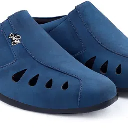 walter Blue Ethnic Mules For Men Ethnic Mule For Women image 3