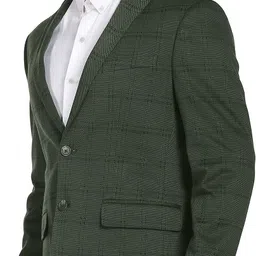 arrow Men Checkered Single Breasted Formal Blazer image 5