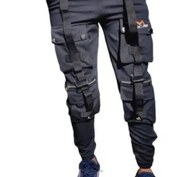 mindsart genz Men Striped Black Track Pants-picture-30