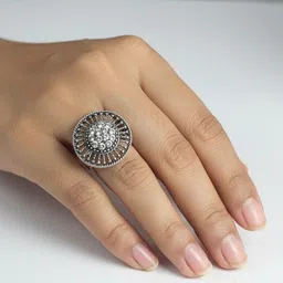 ait Steel, Silver Ruby Ring image 3