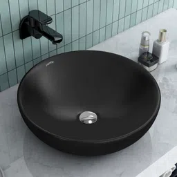 plantex Ceramic Tabletop Round Wash Basin/Countertop Bathroom Sink (40 x 40 x 13 cm) Counter Top-picture-18