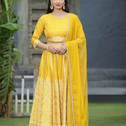 juniper Printed Stitched Lehenga Choli-picture-14