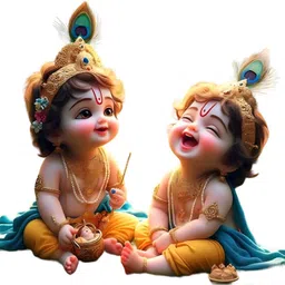 ruhidecor 50 inch RD619 Baby Cute Bal Gopal Krishna Laughing Self Adhesive Sticker-picture-16