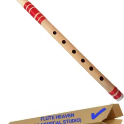 heaven Flute G Tune Scale Bansuri 17 inch Well Tune For Beginners Red Color Bamboo Flute-picture-25