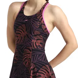 speedo Printed Women Multicolor Swimsuit image 2