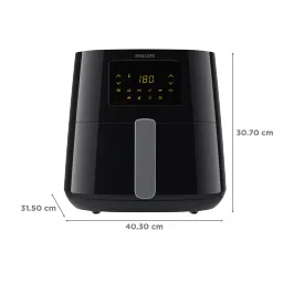 PHILIPS 6.2L 2000 Watt Digital Air Fryer with Rapid Air Technology (Black) image 2