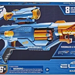 nerf Elite 2.0 Eaglepoint RD-8 Blaster,8-Dart Drum, Detachable Scope, 16 Darts Guns & Darts image 3