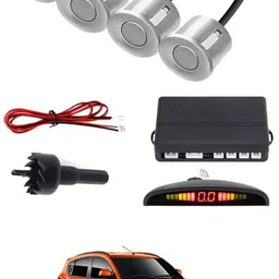 zplus Universal 4 Silver Reverse Parking Sensor With LED Display For Cars-170 Safety of Passengers/Car One Alarm Kit-1125 Parking Sensor-picture-27