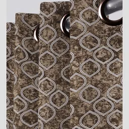 flipkart smartbuy 152 cm (5 ft) Polyester Semi Transparent Window Curtain (Pack Of 2) image 3