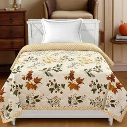 home stylish Floral Single Comforter for AC Room-picture-12