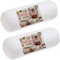 h home decor Polyester Fibre Bolster Pack of 2 Solid-picture-34