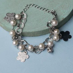 jewelz Alloy Silver Bracelet image 3