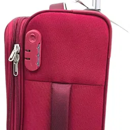 american tourister Small Cabin Suitcase (55 cm) 4 Wheels - CANIS PLUS 55 ( CABIN SIZE ) - Red image 5