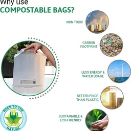 eco365 Compostable Transparent Flap Bags For Garments - 15"x15"+2"Flap (1000PCS) Security Bag image 5
