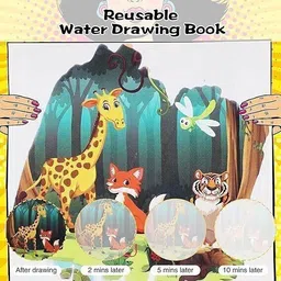 schnappi Coloring Doodle Drawing Book | Child Educational Toy Magic Book | image 3